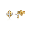 Zirconia Earprsten - Cross