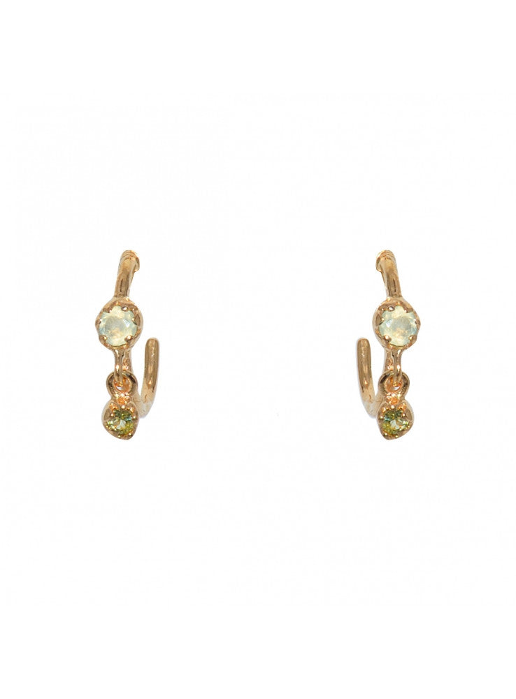 Hoops with stones