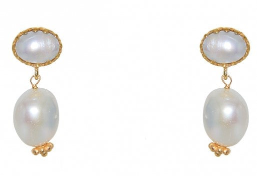 Pearl earrings