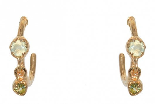 Hoops with stones