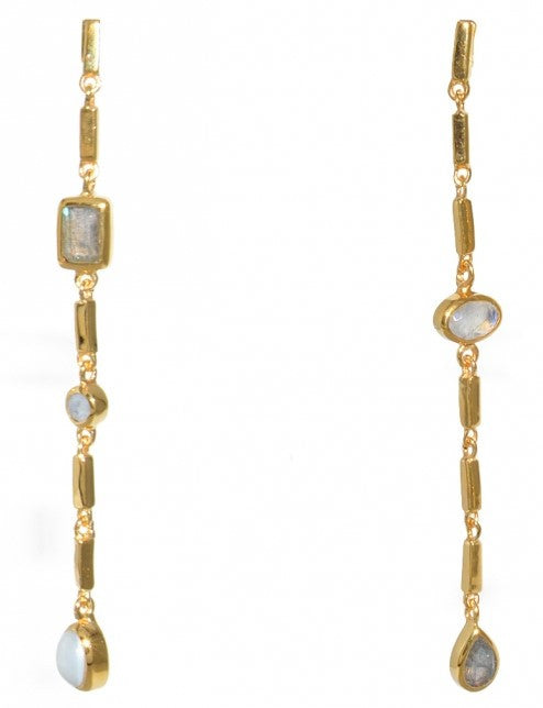 Long gold earring