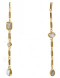 Long gold earring