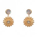 Earrings with big sun