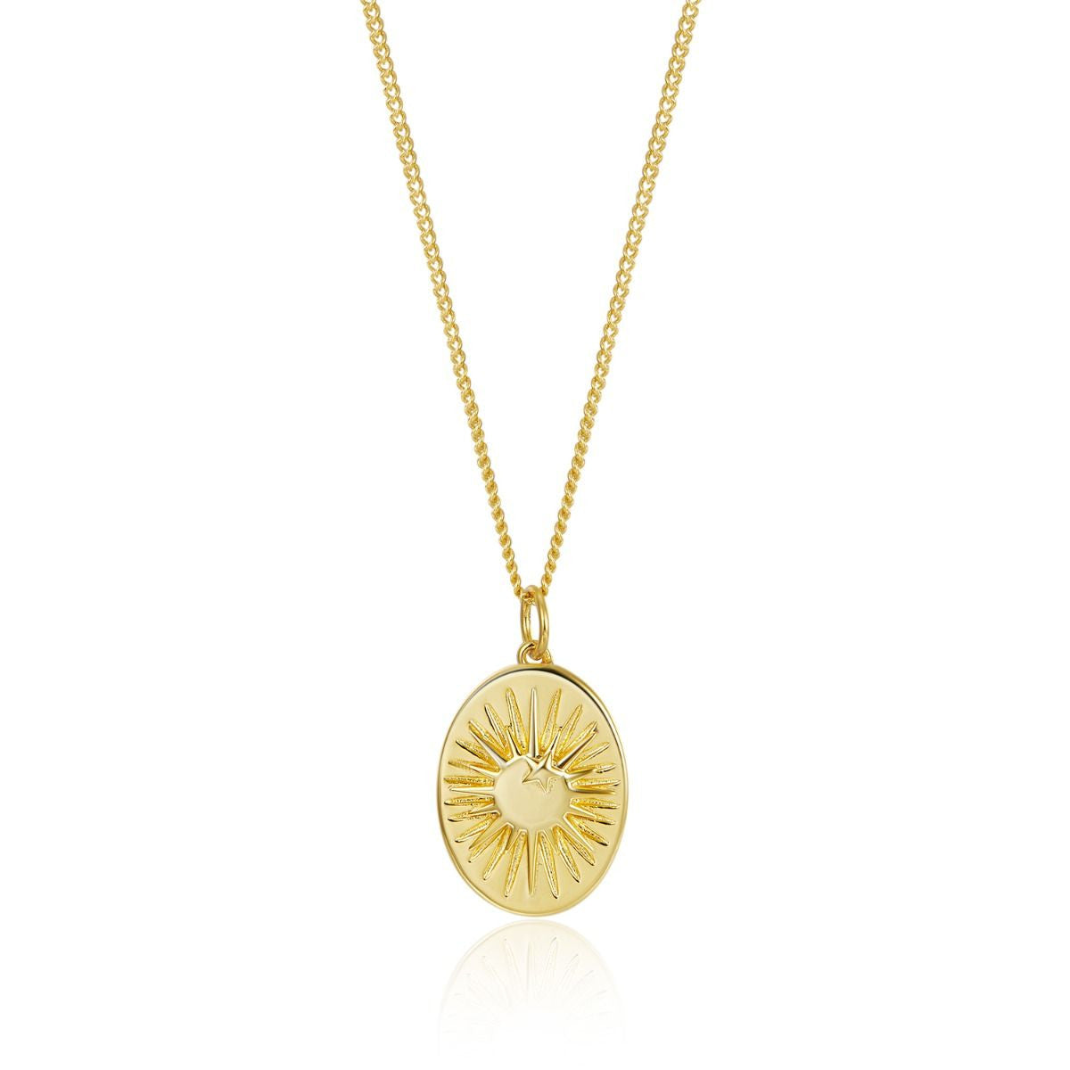 Necklace with sun