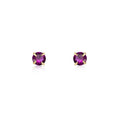Zirconia Studs Ruby