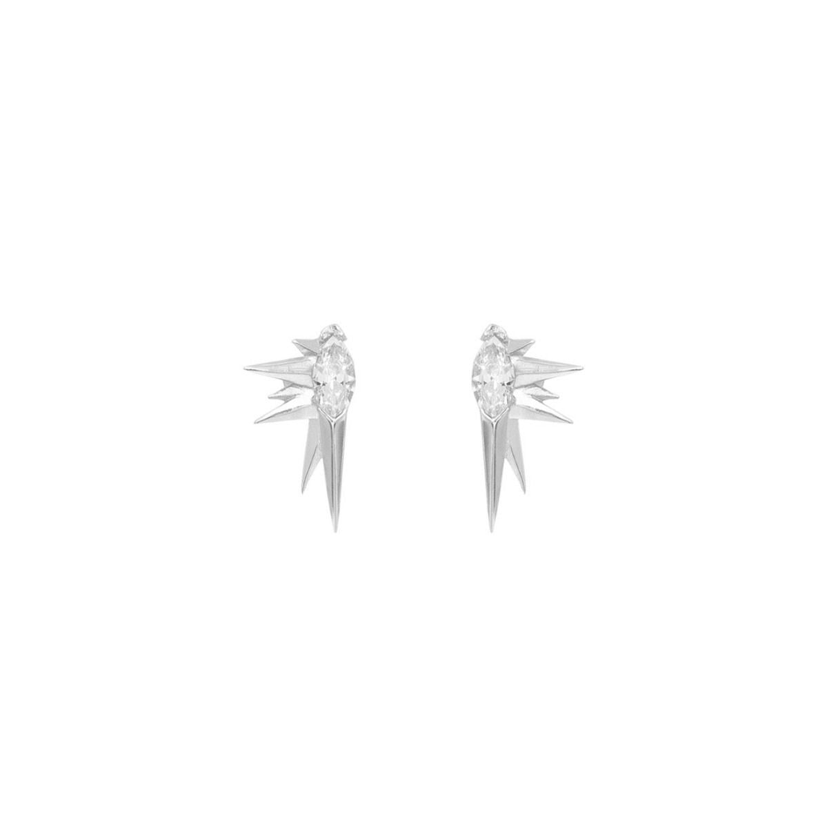 Silver Earring Star