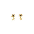 Gold Studs Two Stars