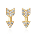 Gold Earrings Arrow