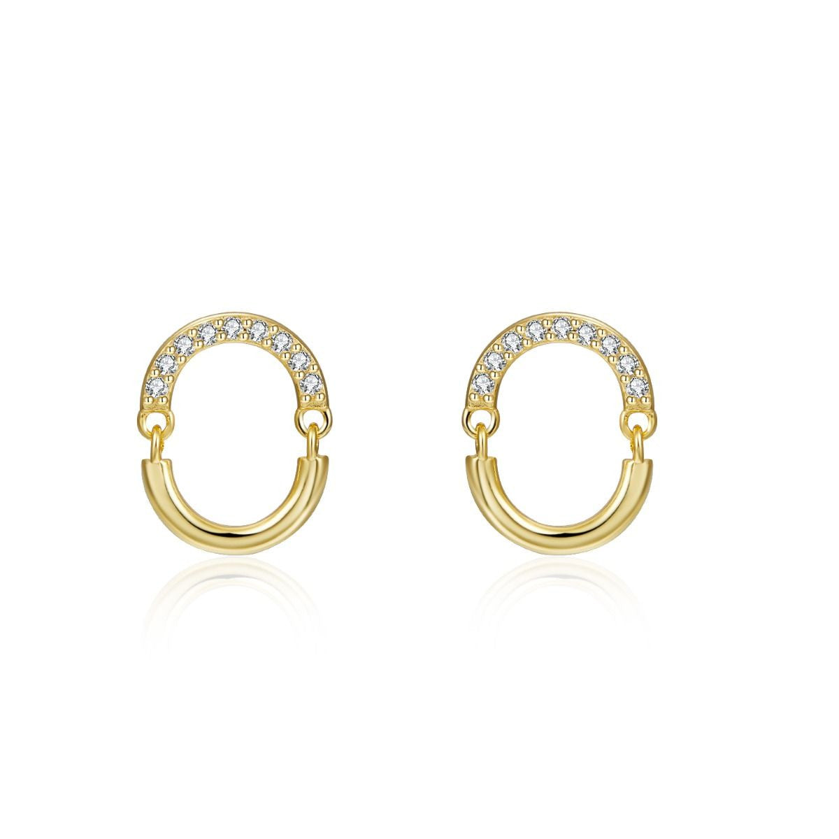 Gold Earrings Move