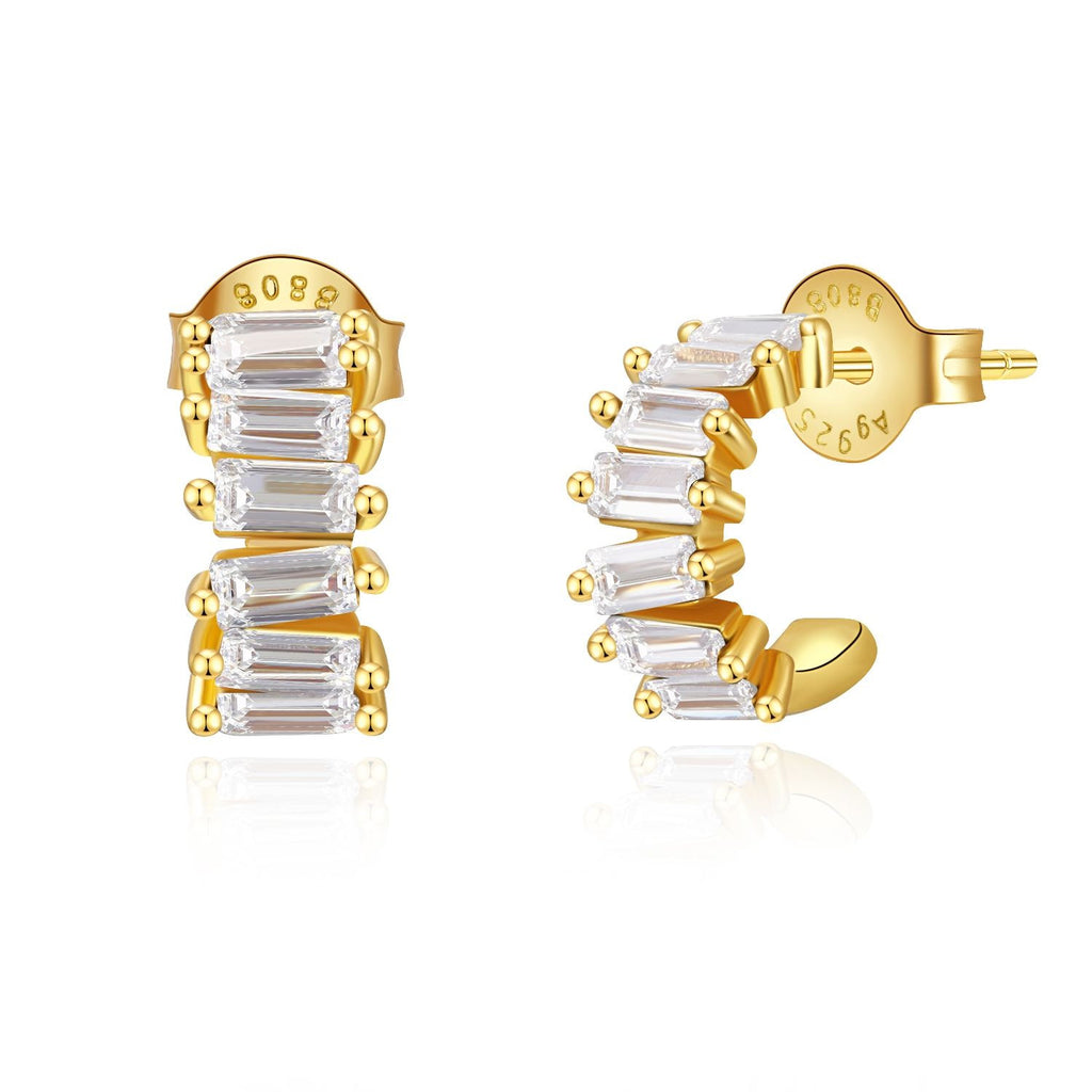 Gold Earrings Fiver