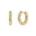 Gold Hoops Twist