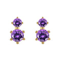 Gold Studs Double