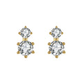 Gold Studs Double