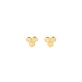 Gold Earrings Dots