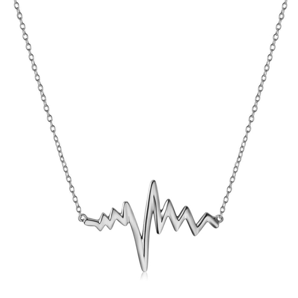 Stříbrný náhrdelník Wave