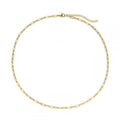 Steel Necklace - Gold Plated or Rhodium Silver