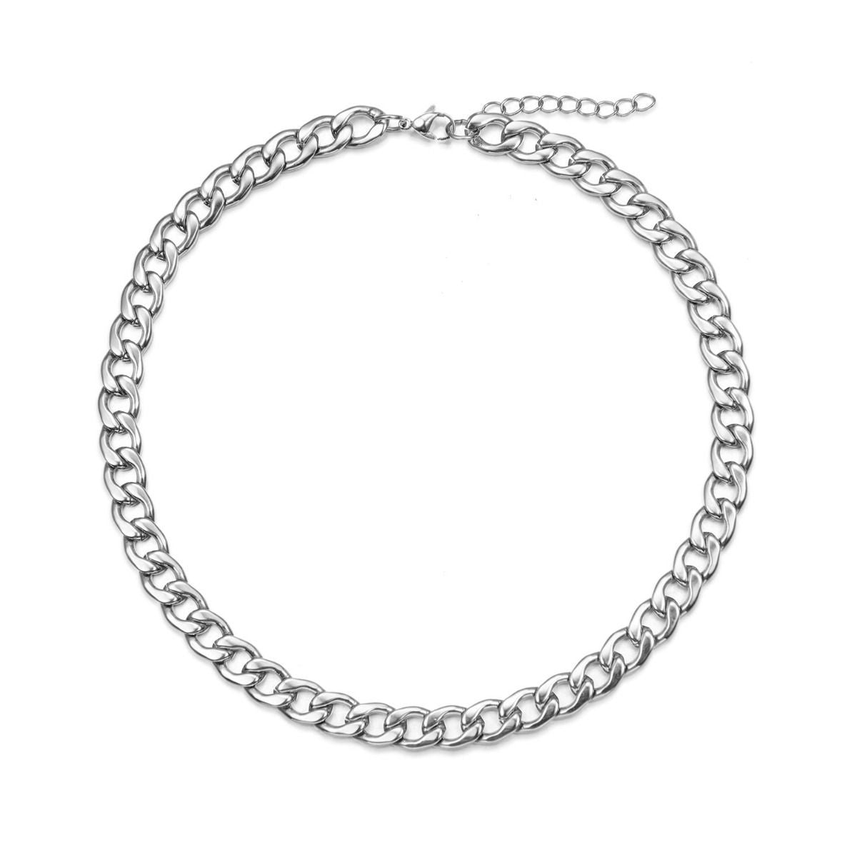 Stříbrný choker