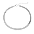 Stříbrný choker