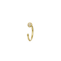 Zlatý ear cuff se zirkonem