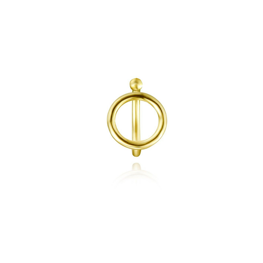 Zlatý ear cuff