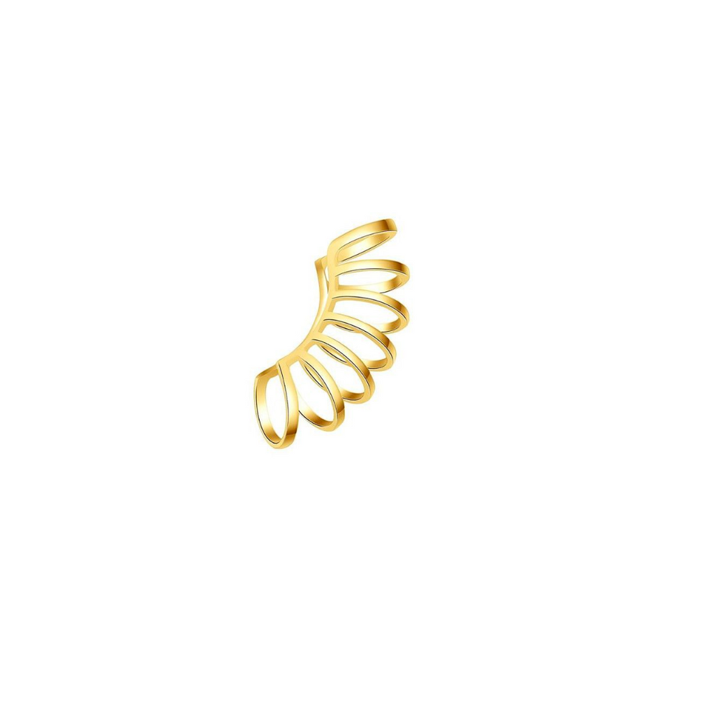 Zlatý ear cuff