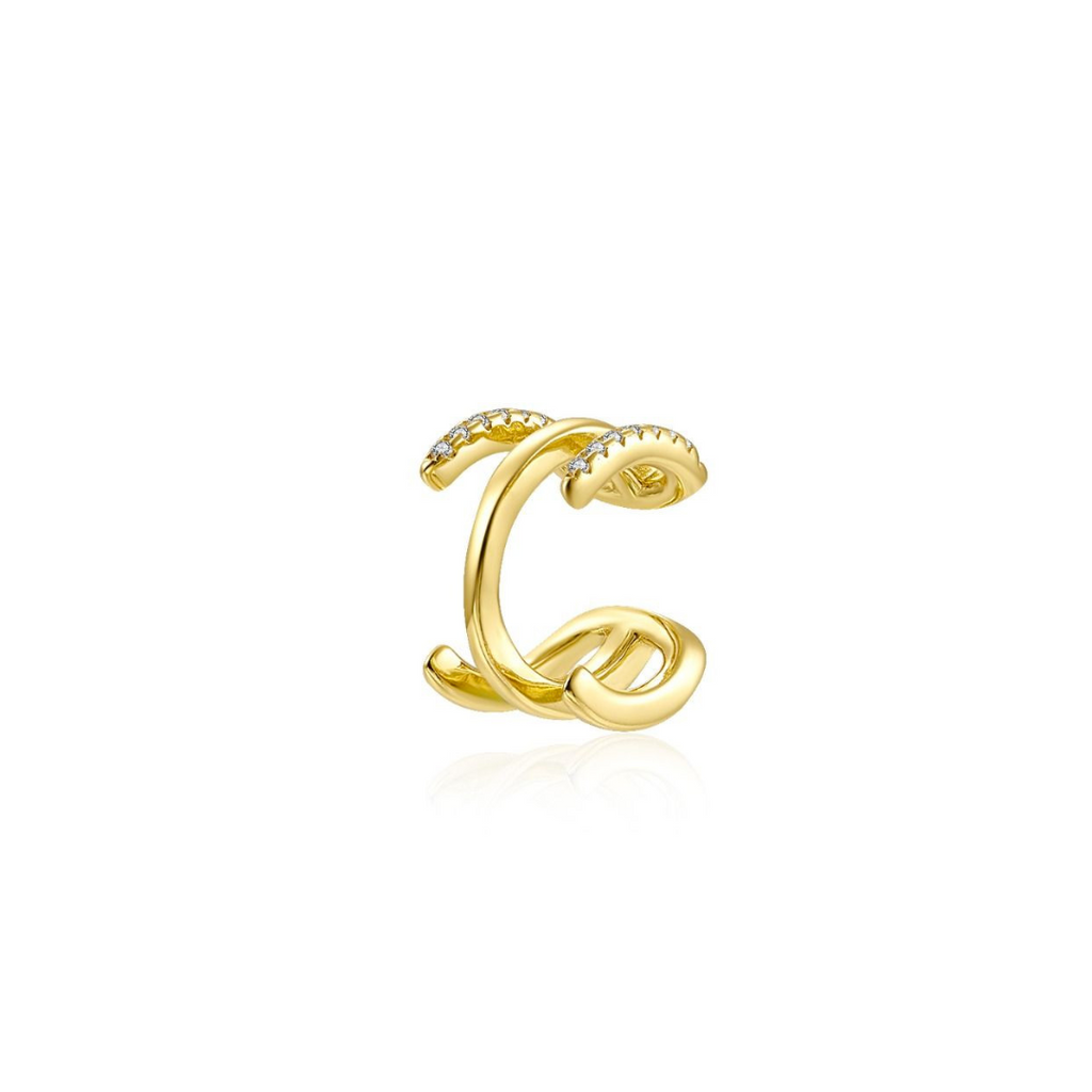 Zlatý ear cuff