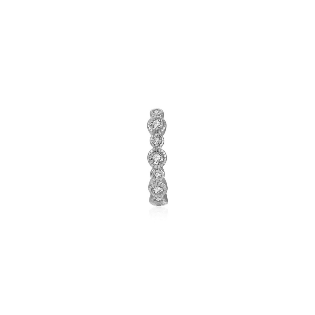 Stříbrný ear cuff princess
