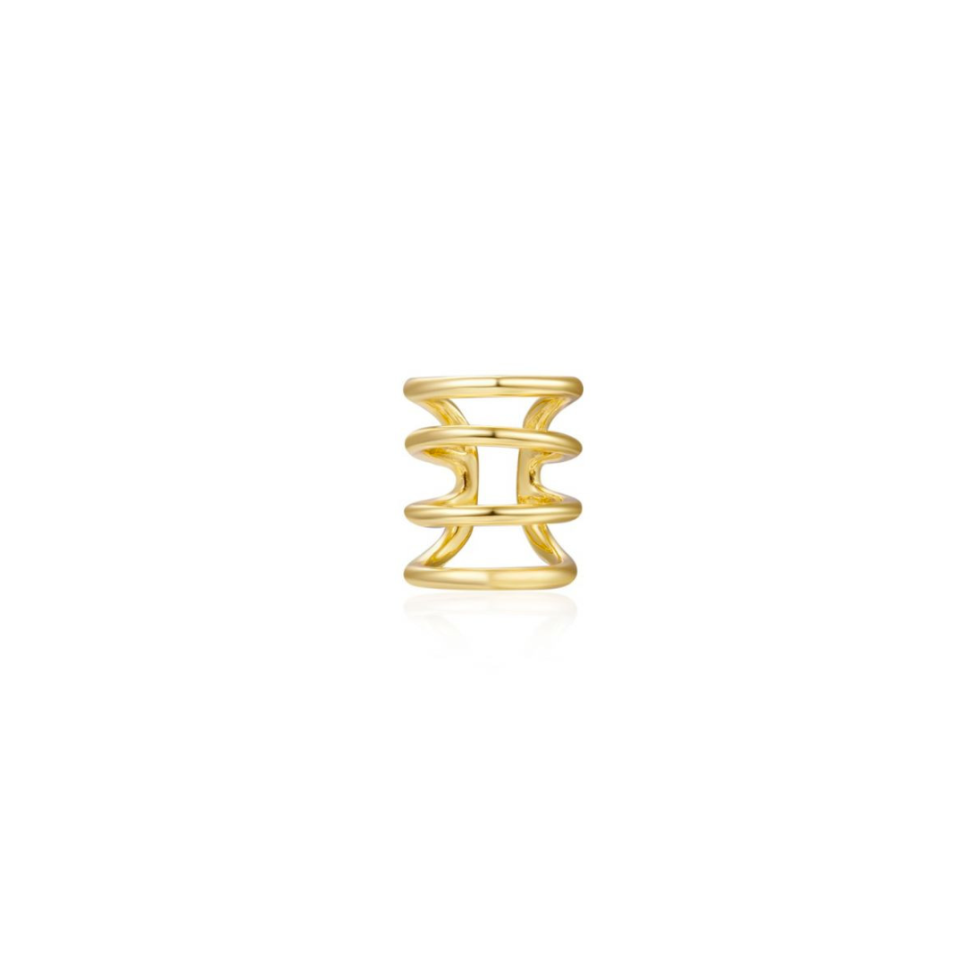 Pozlacený ear cuff