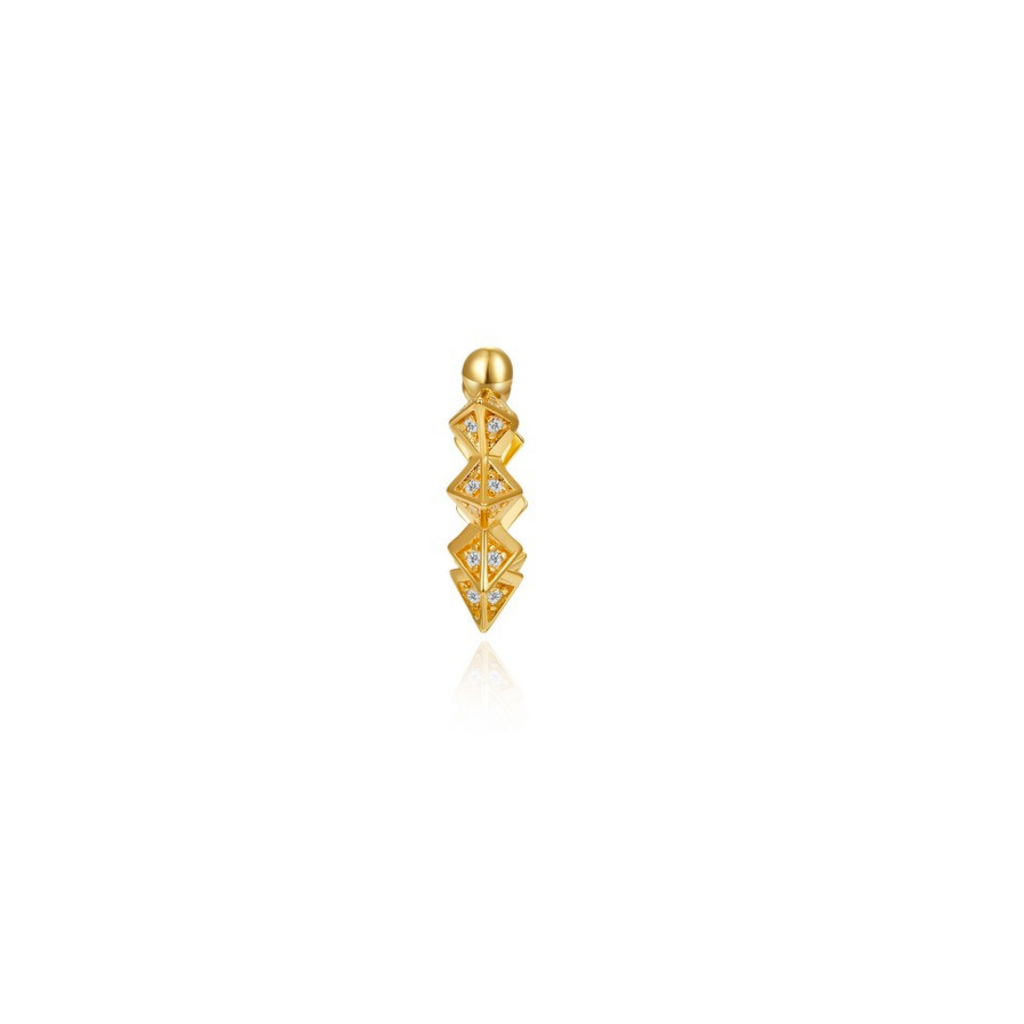 Zirconia Earrings - Earcuff