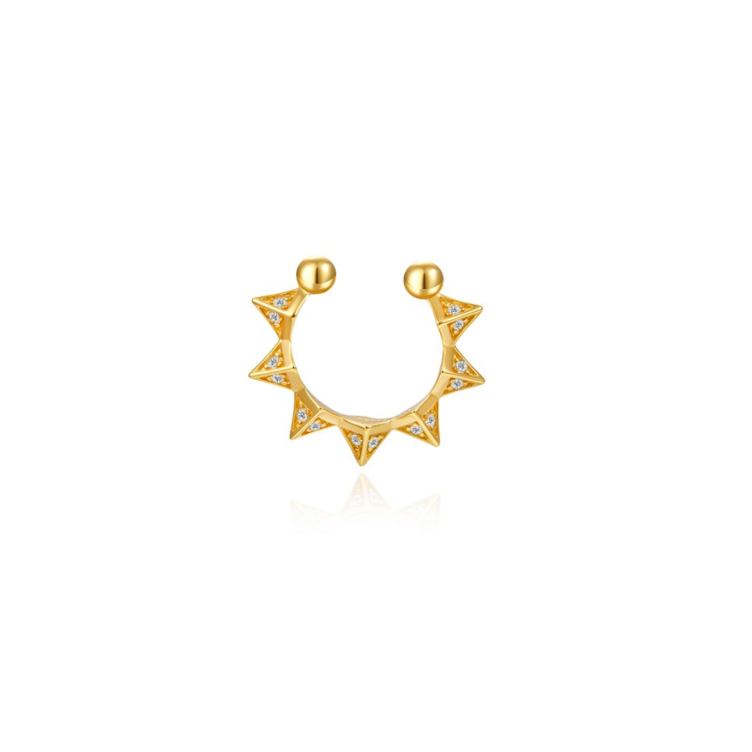 Zirconia Earrings - Earcuff