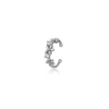 Stříbrný ear cuff květ