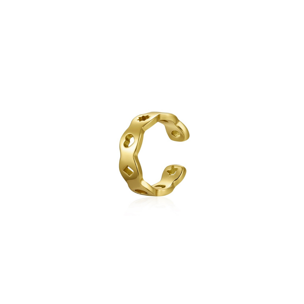 Zlatý ear cuff