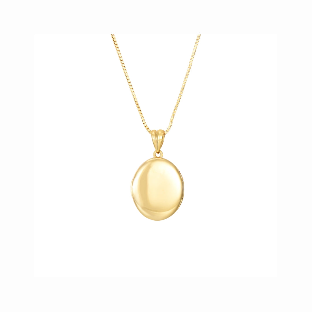 Photo Necklace - Gold Plated