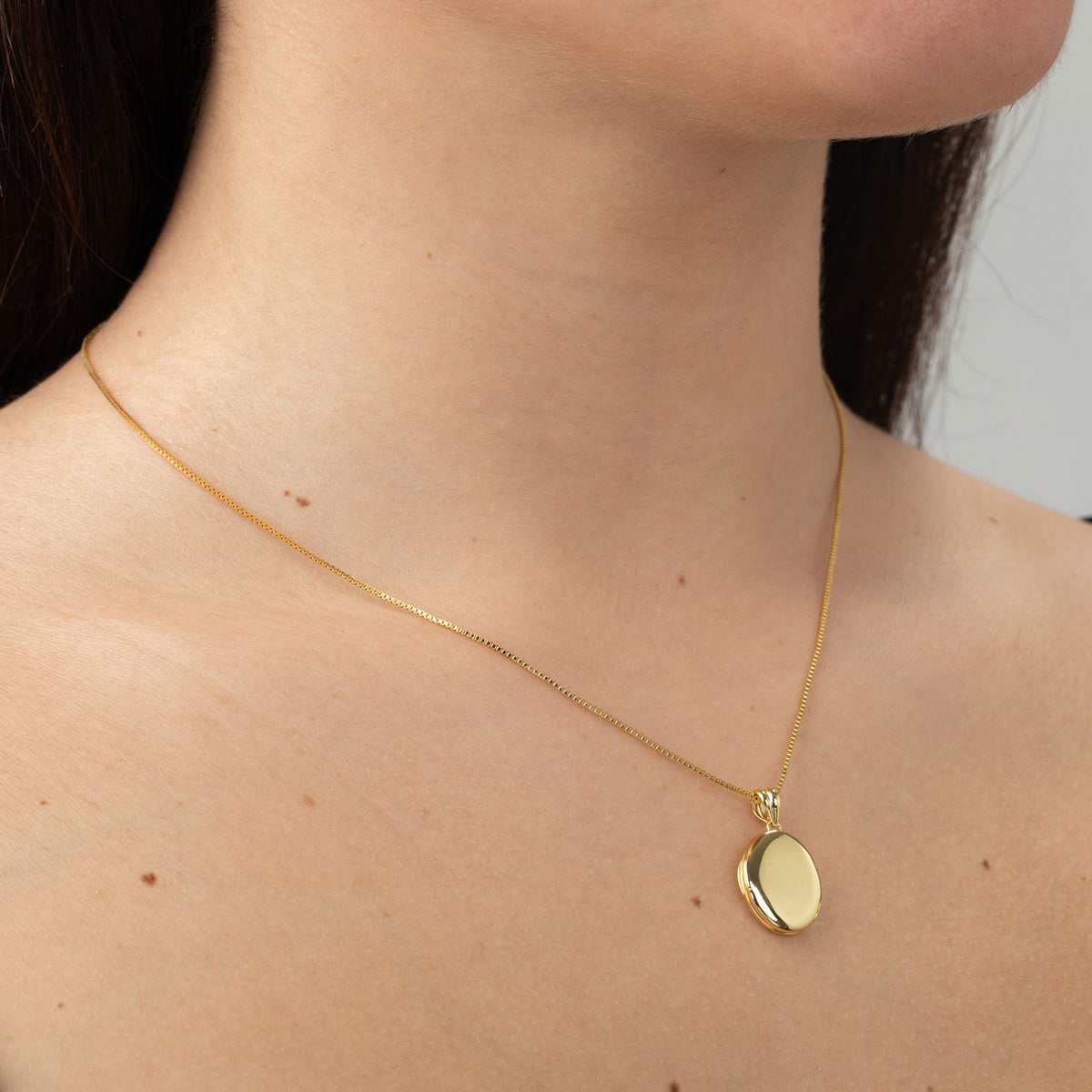 Photo Necklace - Gold Plated