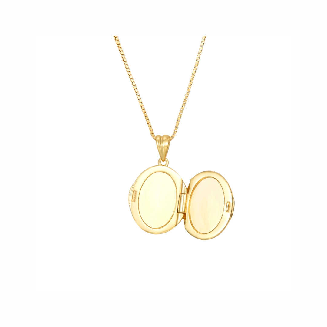 Photo Necklace - Gold Plated