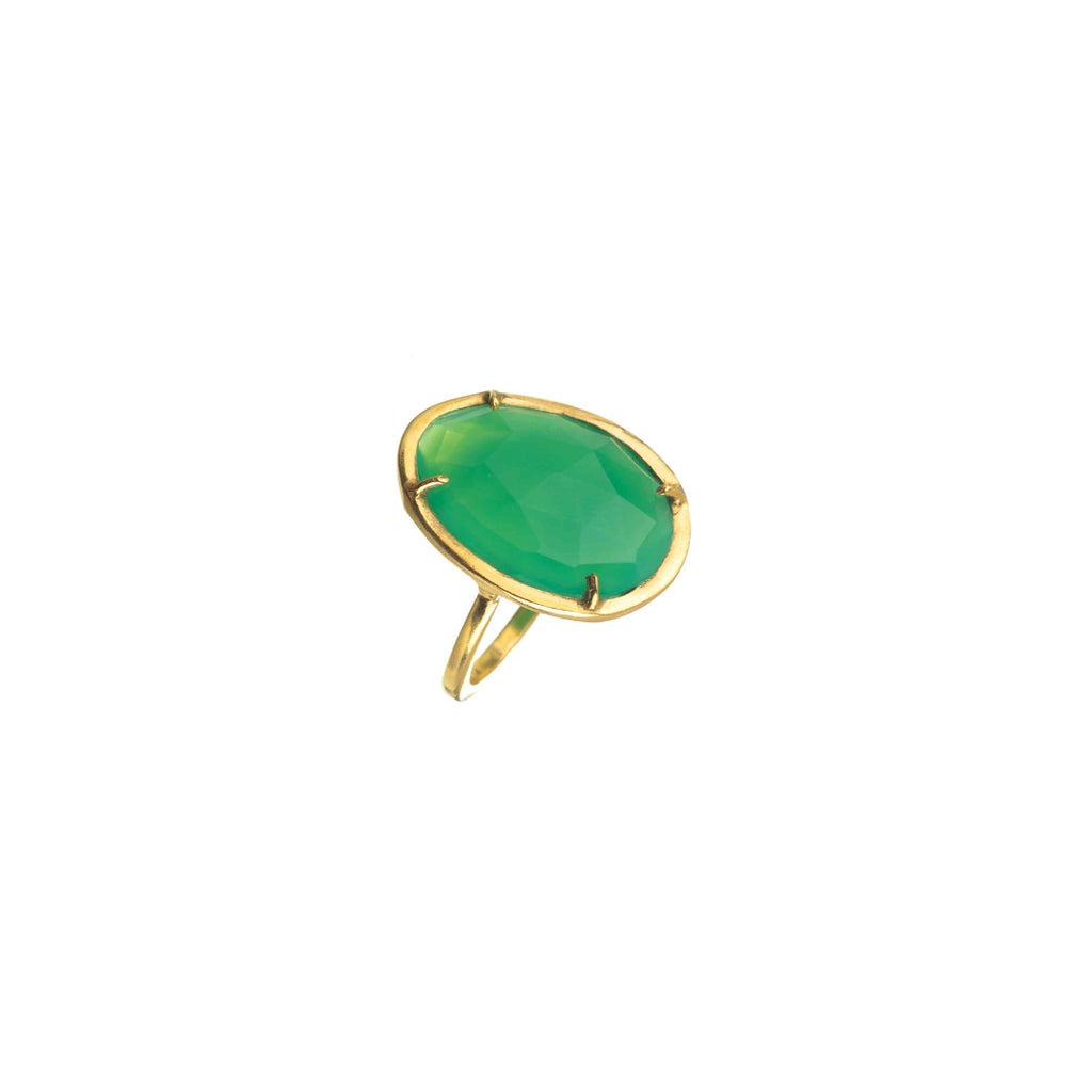 Mineral Ring - Gemstone - Gold plated