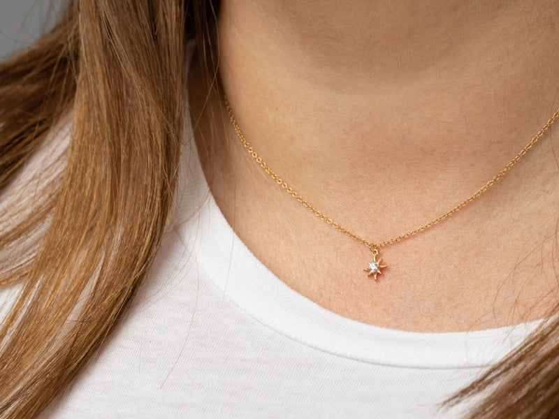 Necklace Star Zircon