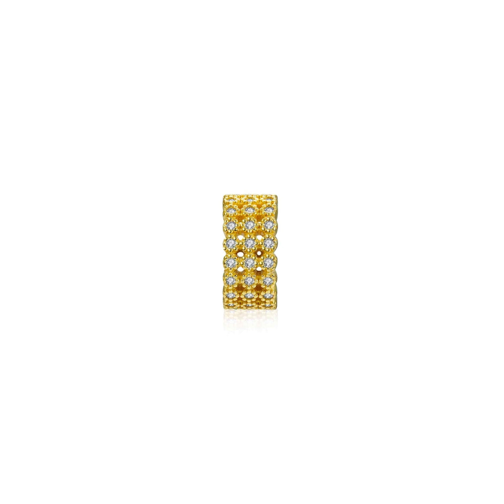 Zlatý ear cuff wide