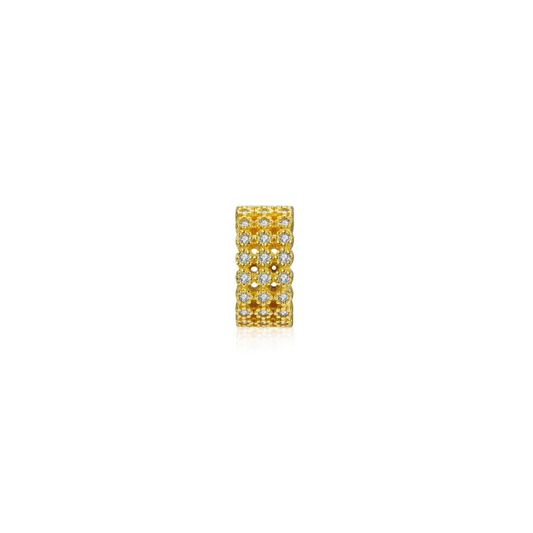 Zlatý ear cuff wide