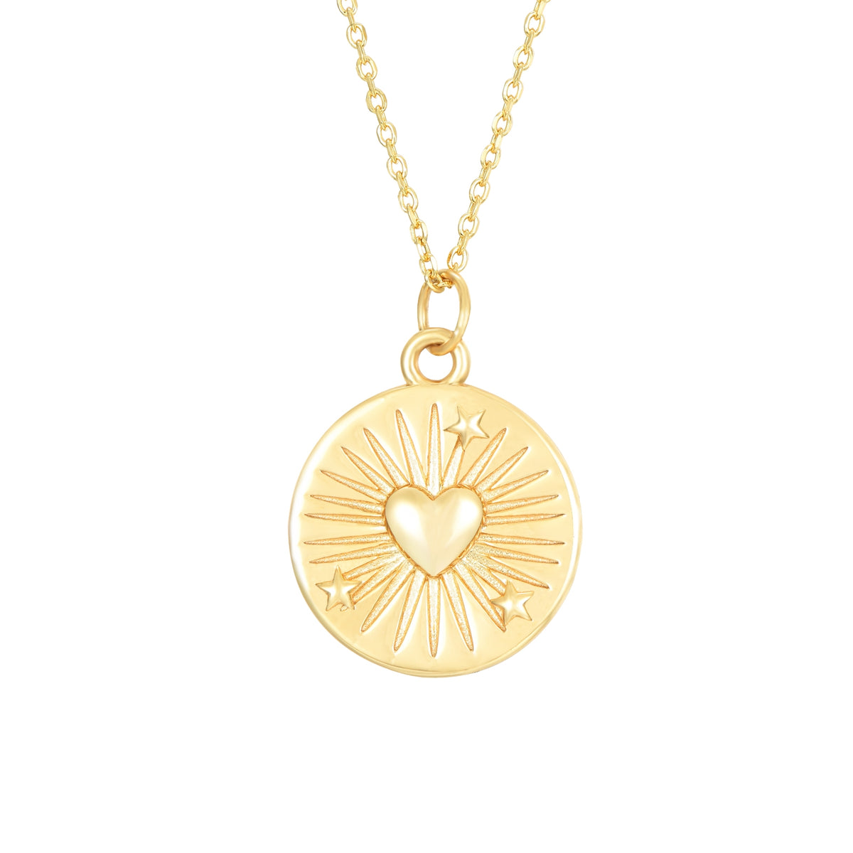 Heart Necklace  - Gold Plated