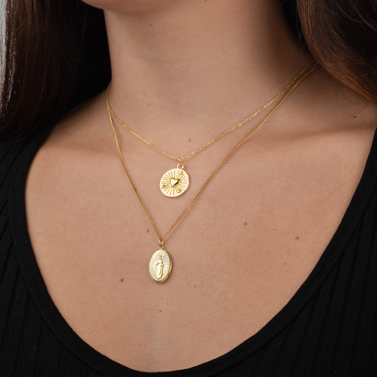 Heart Necklace  - Gold Plated