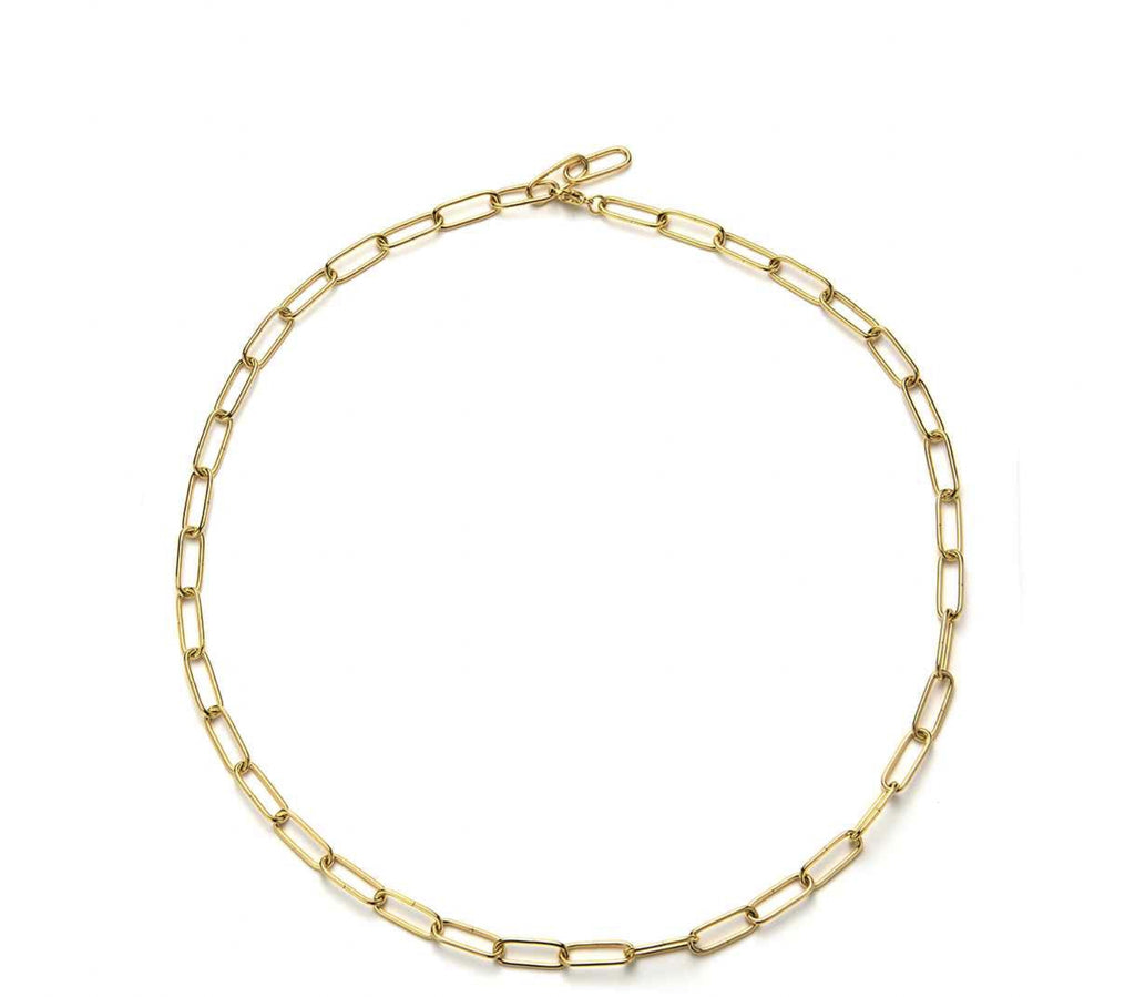 Necklace Steel - Link 7*18mm - 60cm - Gold Color
