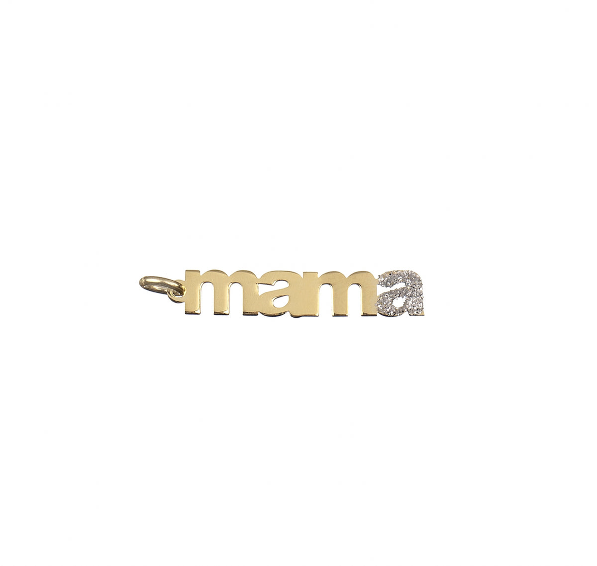 Zlatý přívěsek mama