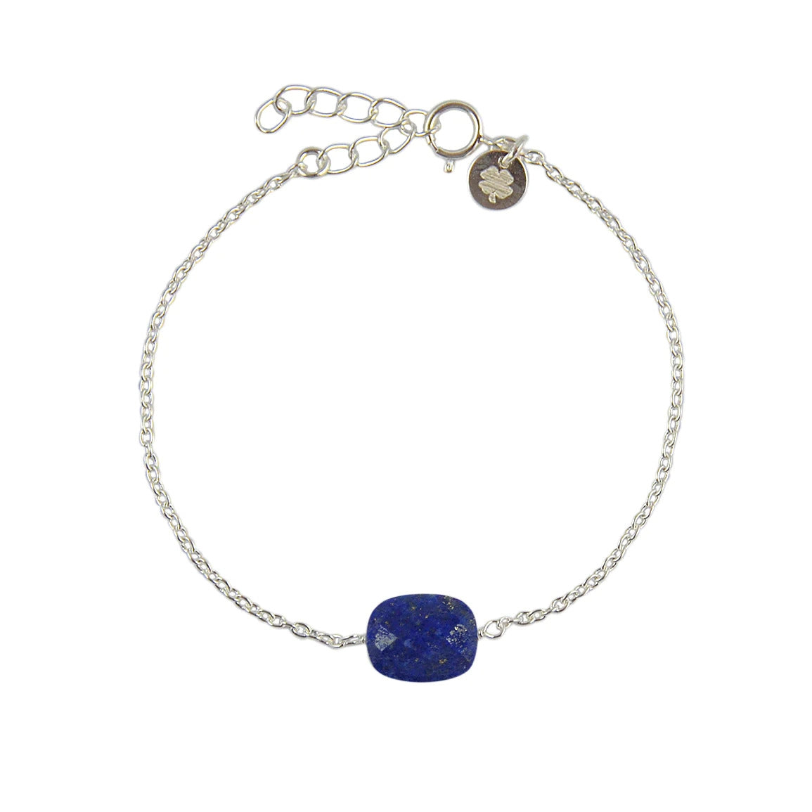 Stříbrný náramek s lapis lazuli