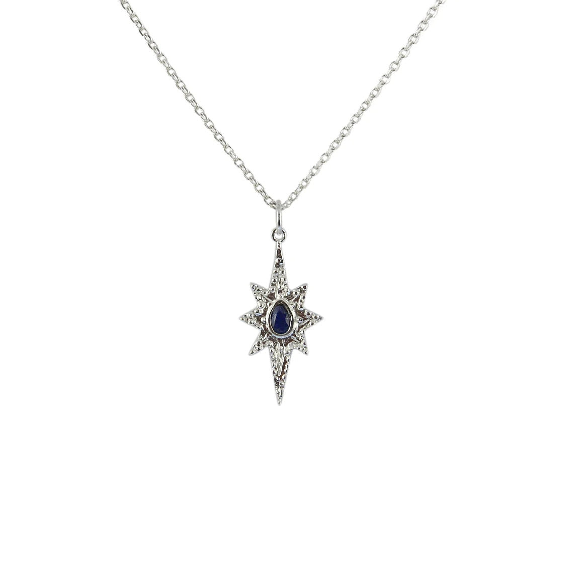 Stříbrný náhrdelník s lapis lazuli