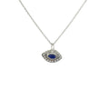 Stříbrný náhrdelník s lapis lazuli