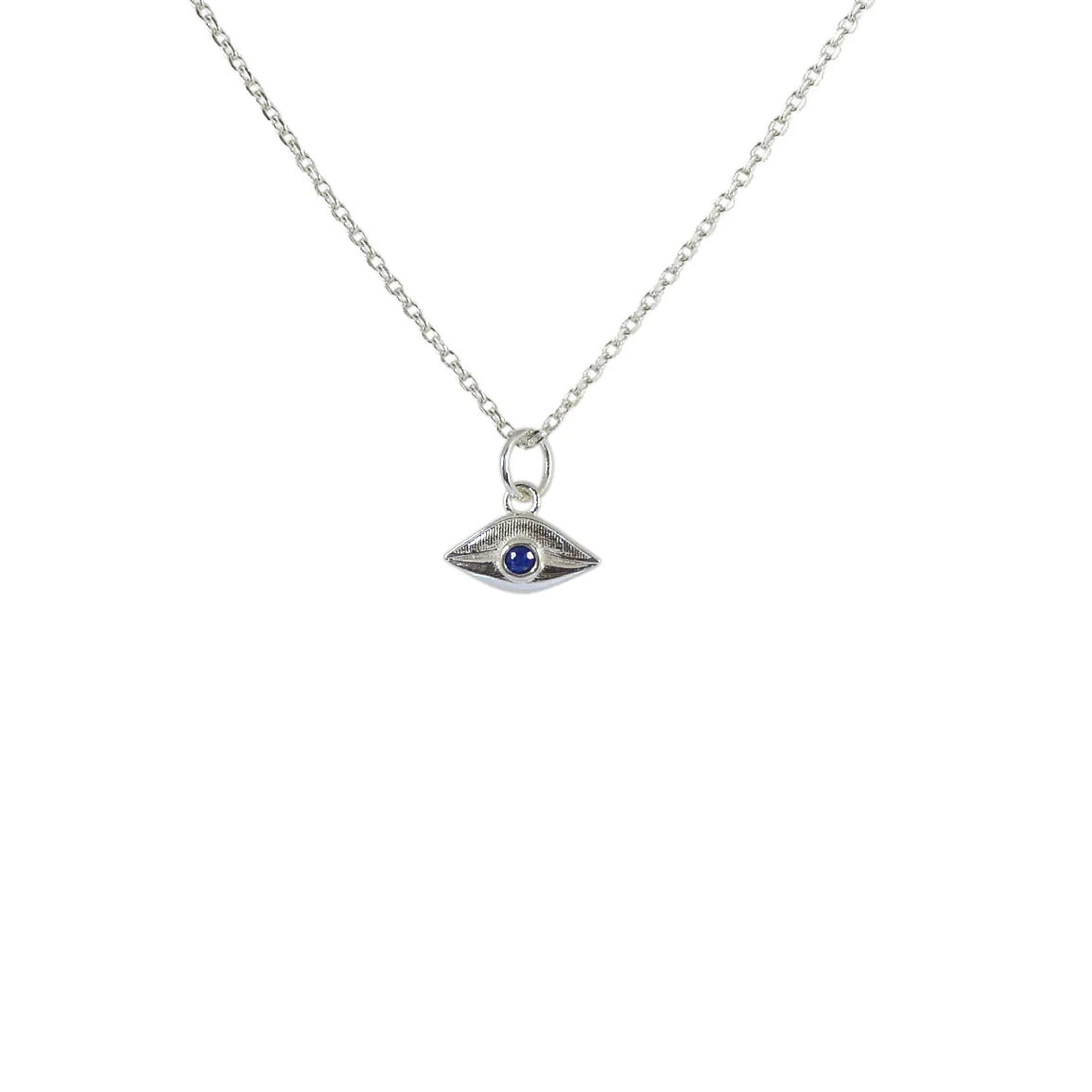Stříbrný náhrdelník s lapis lazuli