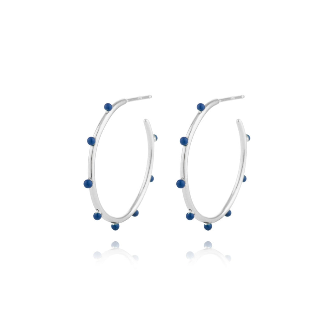 Stříbrné náušnice s Lapis lazuli