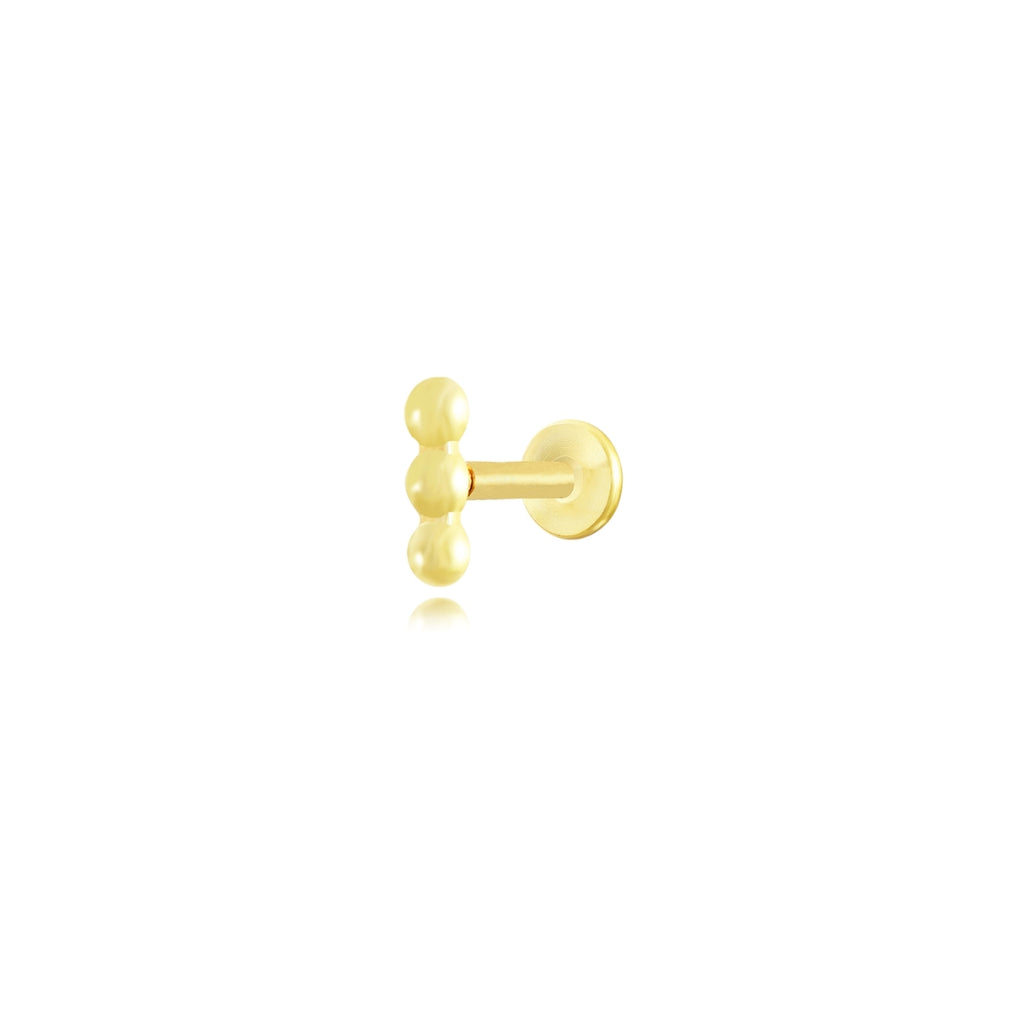 Zlatý piercing beads