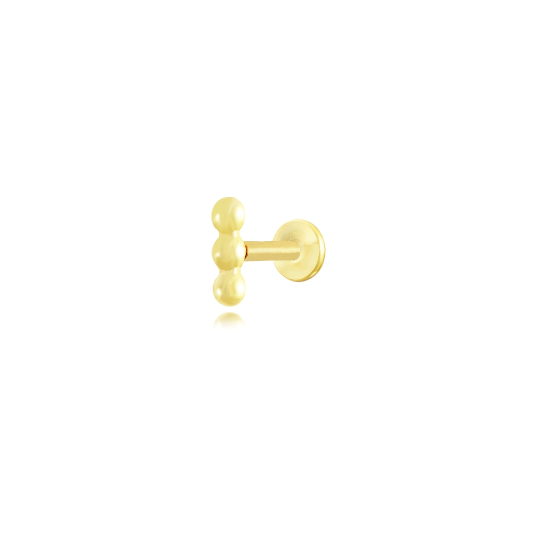 Zlatý piercing beads